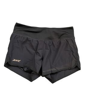 Zoot Shorts Womens S Small Black Ultra Lined Pull On 3 Inch Lightweight Briefs